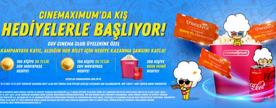 Cinemaximum Trendyol Hediye Çeki Çekilişi