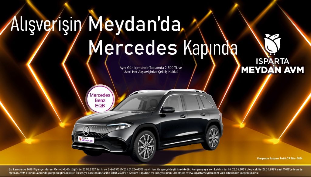 Isparta Meydan AVM Mercedes Çekilişi Talihlisi Isparta Meydan AVM Mercedes Çekilişi