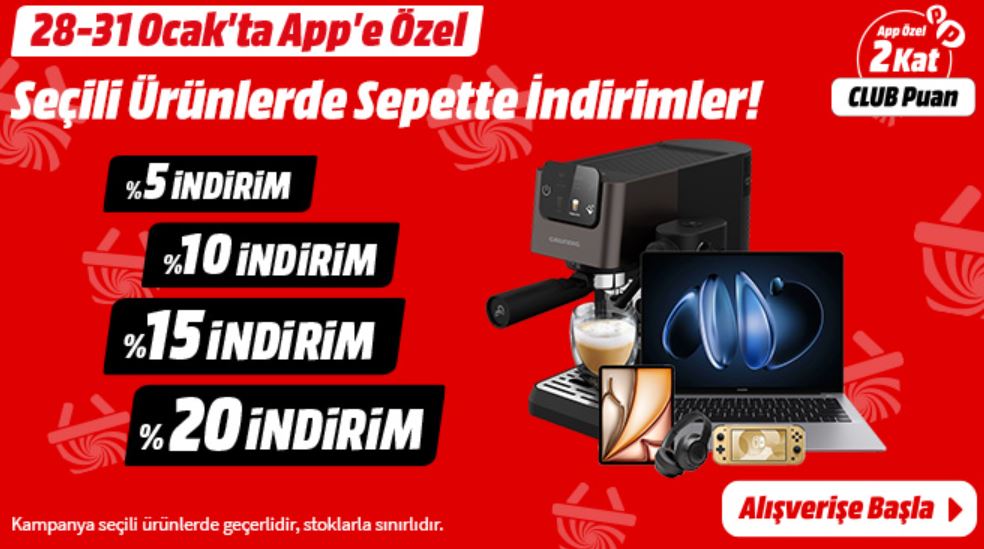 Media Markt Sepet İndirimleri Media Markt Sepet İndirimleri