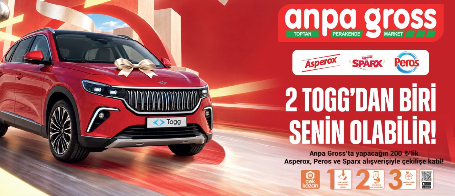 Anpa Gross TOGG T10X Çekiliş Kampanyası Anpa Gross TOGG T10X Çekiliş Kampanyası