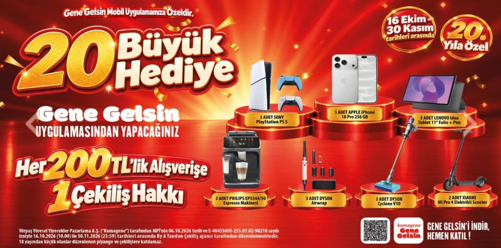 Komagene 20. Yıl Çekiliş Kampanyası Komagene 20. Yıl Çekiliş Kampanyası